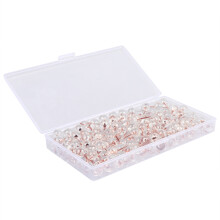 1 Box 200 Drucknadel Reißzwecke Wandnägel Stecknadeln Diy Roségold