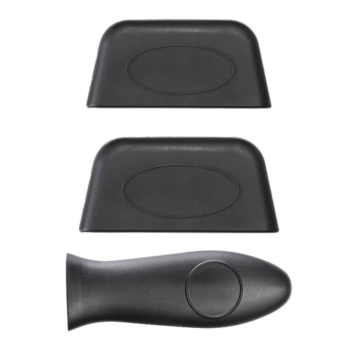 3Stück Silikon Topfgriff-Handschutz Anti-Verbrühung Set