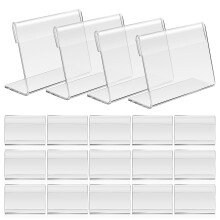 20 Stuks Bordjes Horizontale Prijzenweergave Houders