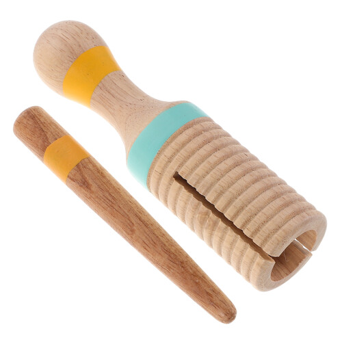 Guiro Perkussionsinstrument Aus Holz Mit Für Kinder