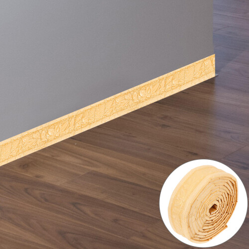 Mirror Border Sticker Lichtgeel Schuim 1 Rol 2
