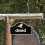 Door Open Sign Hout Zwart 1 Stuk 4