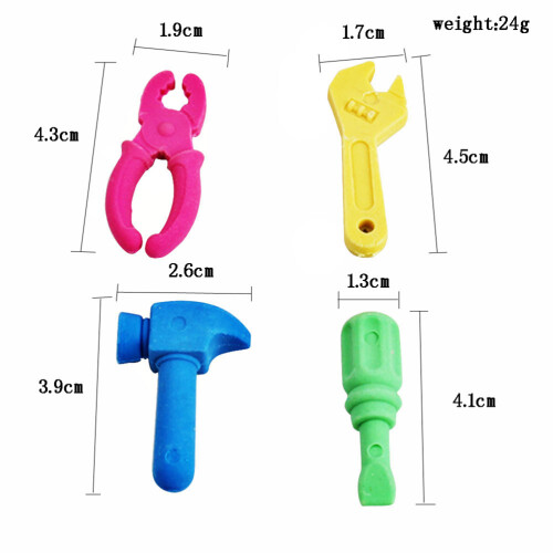4 Stuks Grappige Toolgummen Voor Kinderen 1
