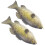 2Stk Simulation Fischfiguren PU Material Deko Für Zuhause 10