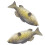 2Stk Simulation Fischfiguren PU Material Deko Für Zuhause 5