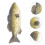 2Stk Simulation Fischfiguren PU Material Deko Für Zuhause 11