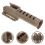 1Pc Fishing Rod Insert Tool Plastic Fish Pole Container Khaki Storage 8
