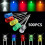 500 5 mm 2- diffus led leuchtdioden mit 5 farben 8