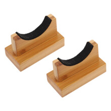 1 pair of wood baseball bat display holder horizontal holder for baseball bats sturdy and durable hanger for presentation and storage of bats