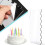 6Stk. Home Use Cake Scrapers Cake Cutter Backzubehör 9