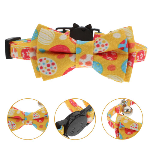 1St Katzenhalsband Personalisiert Mit Glöckchen Und Schleifchen 2