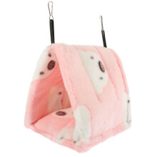 1Chinchilla Resting Nest Warm Roze Katoenen Schuilplaats