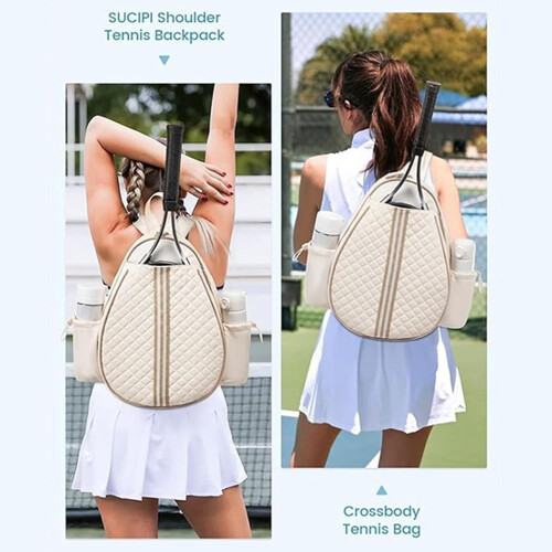 Tennis Bag, Racket Backpack, Spacious Design, Straps Ensure Comfortable Carrying 2
