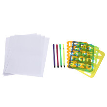 1 Set Alphabetische Schablonen Abc Schablone Lineal
