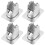 4St Duschhalterung Aluminiumbasis Duschkopf 7