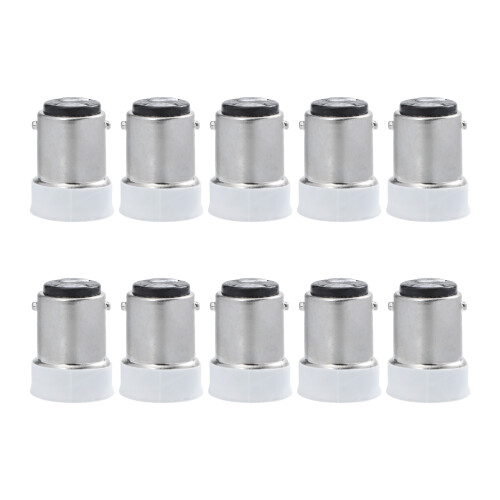 10St Lampensockel Adapter B15 Auf E12 Leuchtenfassung 1