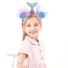 Mermaid-Kopfschmuck Mit Muschel-Chiffon- Kostüm-Accessoire