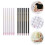 24 Stuks Rolpapier Draadmachine Crayons Zwart Wit 3