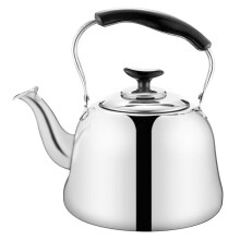 Stainless Steel Whistling Teakettle With Tea Strainer For Home Hotel
