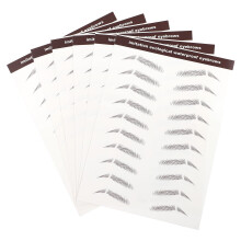 6Stk. Hair Like Augenbrauen Make-up Sticker Dauerhafte