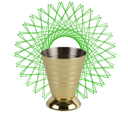 304 Messbecher 75 Ml Multifunktionsjigger Weinbecher Golden 1