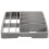 Chopstick Holder Spoon Box Mehrfach-Grid Besteckorganizer 4