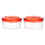 2St Duurzame Plastic Vogelvoederbox Rood Outdoor 6