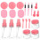 1 Set 27 Mittelgroße Schönheitsmaske Mischschale Pink 1