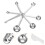 7Pcs Stainless Steel Measuring Spoons Assorted Sizes 6