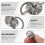 30Stk Box Ring Griff Make-up-Box Eisen Einfach 10