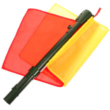 Raindrops Schiedsrichter Fahne Signalflagge Training Gelb 1Stk
