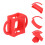 1Pc Durable Red Silicone Feeder Handle Grip for Baby Milk Bottles 4