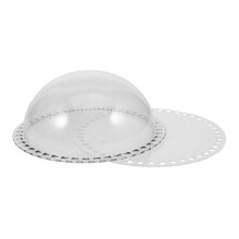 1 Set Diy Handgeflochtene Mit Durchsichtiger Acrylhalbkugel