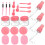 1 Set 27 Mittelgroße Schönheitsmaske Mischschale Pink 5