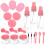 1 Set 27 Mittelgroße Schönheitsmaske Mischschale Pink 8