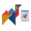 Delicate Kinder Tangram Puzzelspeelgoed Voor Kinderen 7