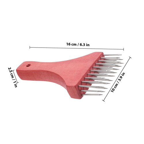 Steak Pork Chop Breite Nadel Tenderizer Mit Holzgriff 1