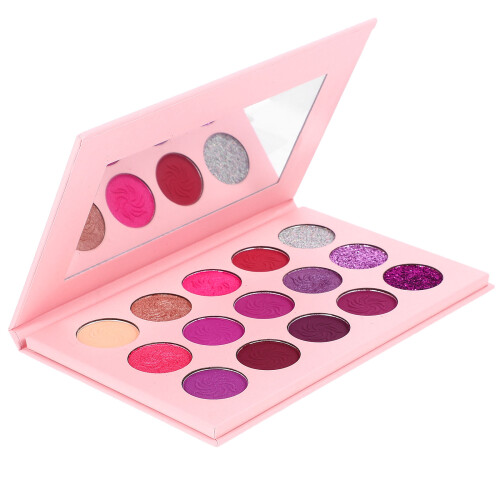 15 Kleuren Oogschaduw Compact Voor Vrouwen (Roze)