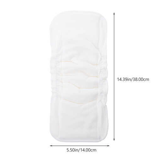 3Stk Wasserabsorbierende Waschbare Babywindeln Für Babys 2