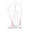 2St Afstudeer Erelint Polyester Roze, Jurk En Feestdecoratie 2