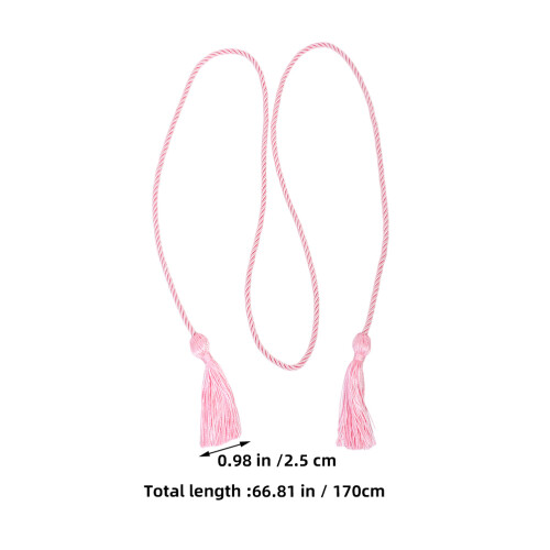 2St Afstudeer Erelint Polyester Roze, Jurk En Feestdecoratie 1