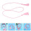 2St Afstudeer Erelint Polyester Roze, Jurk En Feestdecoratie 4