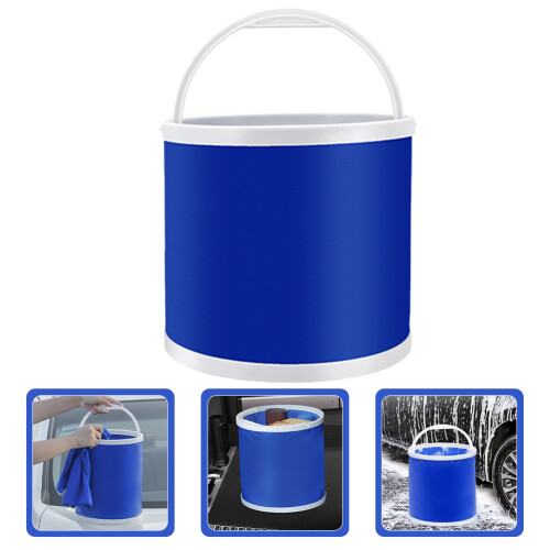Inklapbare Emmer Voor Autowassen Ruimtebesparend Campingaccessoire 2