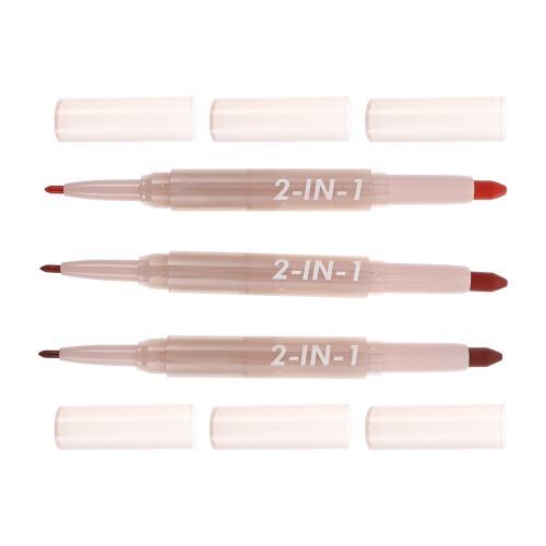 3Stk Lipliner Stift Lippenstift Marker Make-up Set