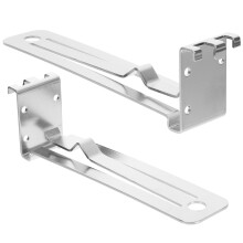 2 Stuks Vinyl Gevelbekleding Klemmen 18,00x5,50x4,00cm