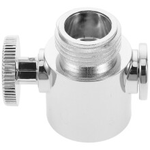 Zilveren ABS Waterafsluiter Douchekraan Adapter Voor Badkamer