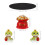 1 Set Mini Figurine En Mini Weelde Staven Dier Van 2025 2
