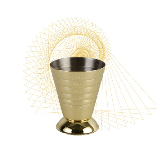 304 Roestvrij Staal Maatbeker 75 Ml Goud Multifunctionele Jigger 2