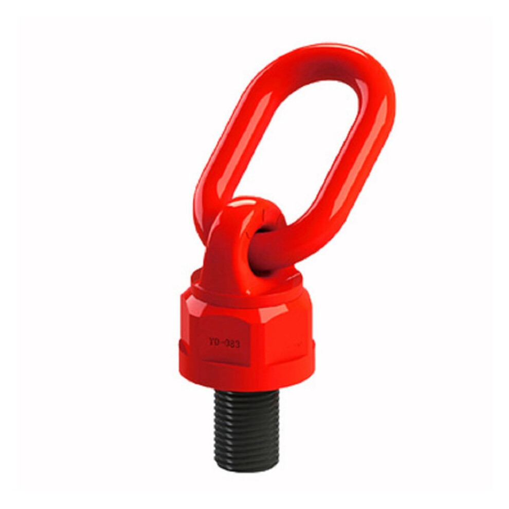 Universal G80 Lifting Screw Point Die Ring Bolt 0.32.6 Ton Range, 42Crmo Buckle, 360 Degree Swivel, 1/2 Inch Thread 9119770026392