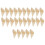 25Stk Einweg Holz Cone 12x9cm Für Party Snacks 1